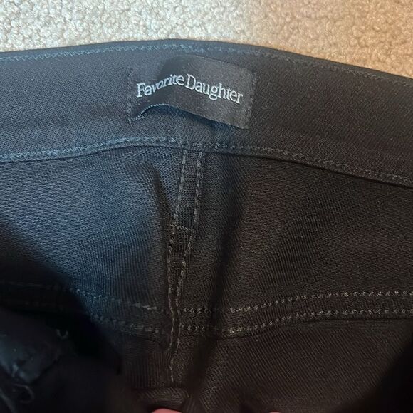 BNWT - FAVORITE DAUGHTER VALENTINA SHORTIE BOOT JEANS - BLACK OBSIDIAN 32 - Picture 6 of 8